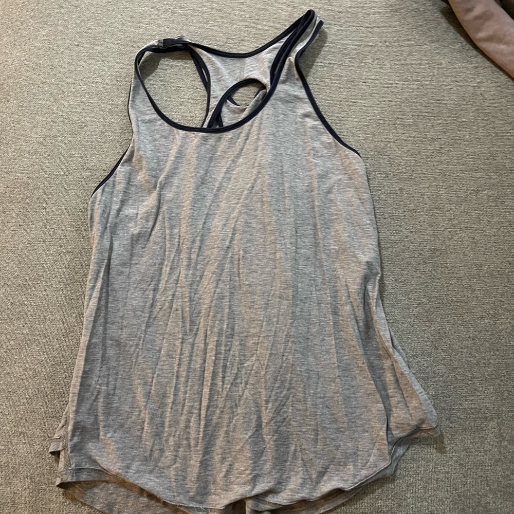 Gray Lululemon tank top
